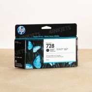 Original HP 728 130-ml Matte Black DesignJet Ink Cartridge, 3WX25A