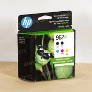 Original HP 962XL 5-Pack Ink Cartridges: 2 Black, 1 each of Cyan, Magenta, Yellow (6ZA57AN)