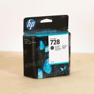 Original HP 728 High Yield Matte Black Ink, F9J64A