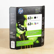 HP 63XL 2-pack High-Yield Black/Tri-Color Original L0R44BN Ink Cartridge in Retail Packaging