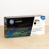 Original HP 501A Black Toner, Q6470A