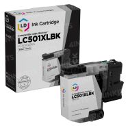 Compatible Brother LC501XLBK High Yield Black Ink Cartridge