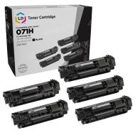 Compatible Canon 071H HY Black Toner 5-Pack