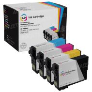 Set of 4 Remanufactured Epson T212XL High Yield Ink Cartridge (Black, Cyan, Magenta, Yellow)