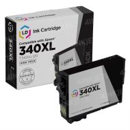 Remanufactured Epson 340XL Black High Yield Ink Cartridge (T340XL120-S) works with Expression Photo XP-8800