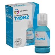 Compatible T49M Cyan Ink Bottle for Epson