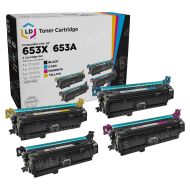 LD Compatible Replacement for HP 653X (Bk, C, M, Y) Toners