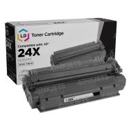 HP Q2624X (24X) High Yield Black LD Remanufactured Toner