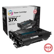 (MICR Toner) Compatible High Yield HP 37X Black Toner Cartridge (CF237X)
