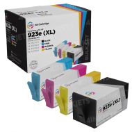 Set of 4 Remanufactured HP 923e High Yield Ink Cartridge  (Black, Cyan, Magenta, Yellow)