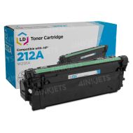 Comp HP 212A Cyan Laserjet Toner Cartridge with ink level chip, W2121A