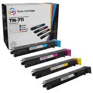 Compatible Konica Minolta TN-711 Set of 4 Toner Cartridges (Black, Cyan, Magenta, Yellow)