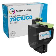 Lexmark Compatible 78C1UC0 Ultra High Yield Cyan Toner Cartridge