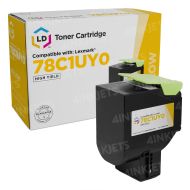 Lexmark Compatible 78C1UY0 Ultra High Yield Yellow Toner Cartridge