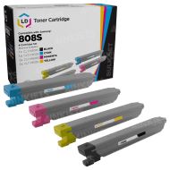 Remanufactured Brother CLT-808S Toners: Bk, C, M, Y