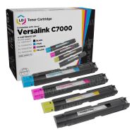Compatible Xerox XERC7000SET (Bk, C, M, Y) Set of 4 High Capacity Toners