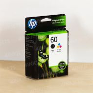 OEM HP 60 Black/Tri-color Ink Cartridges 2-pack, N9H63FN