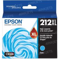 Original Epson 212XL Cyan Ink Cartridge, High-Capacity, T212XL220-S