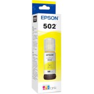 Epson OEM T502 Yellow Ink Bottle, 70ml