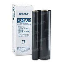 Fax Machine Ribbon Sharp FO15CR Printer Thermal Fax Ribbon roll, Black, OEM - 4inkjets