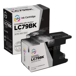 4 Black Ink Cartridges For Brother MFC-J5910DW & MFC-J6710DW – Go Inks B-1240