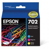 Original Epson T702  Cyan, Magenta & Yellow Ink Cartridge