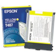 Original Epson T487011 Yellow Ink Cartridge