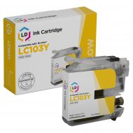 Compatible LC103Y High Yield Yellow Ink for Brother