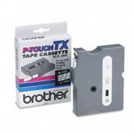 OEM Brother TX1351 1/2" White on Clear Tape