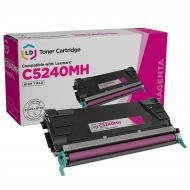 Lexmark Remanufactured C5240MH High Yield Magenta Toner for the C524