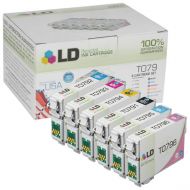 Remanufactured T079 6 Piece Set of Ink Cartridges for Epson