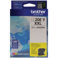 Original Brother LC20EY Super HY Yellow Ink Cartridge