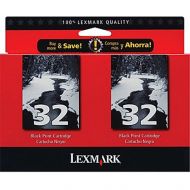 OEM Lexmark 18C0533 Black Ink, Dual Pack