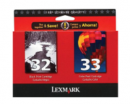 OEM Lexmark 18C0532 Black and Color Ink, Twin Pack