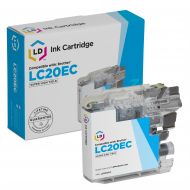 Compatible Brother LC20EC Super HY Cyan Ink Cartridge