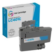 Comp Brother LC401C Cyan Ink Cartridge