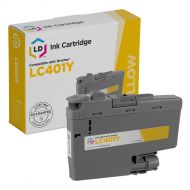 Comp Brother LC401Y Yellow Ink Cartridge