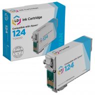 Remanufactured 124 Cyan Ink Cartridge for Epson