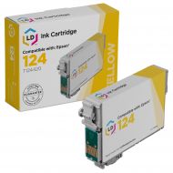 Remanufactured 124 Yellow Ink Cartridge for Epson