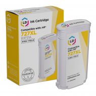 LD Remanufactured B3P21A 727XL High Yield Yellow Ink for HP