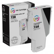 LD Remanufactured F9J68A 728 High Yield Matte Black Ink for HP