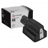 LD Remanufactured C8721WN / 02 Black Ink for HP