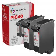 Remanufactured FP PostBase PIC40 HY Fluorescent Red Inkjet Cartridge 2 Pack