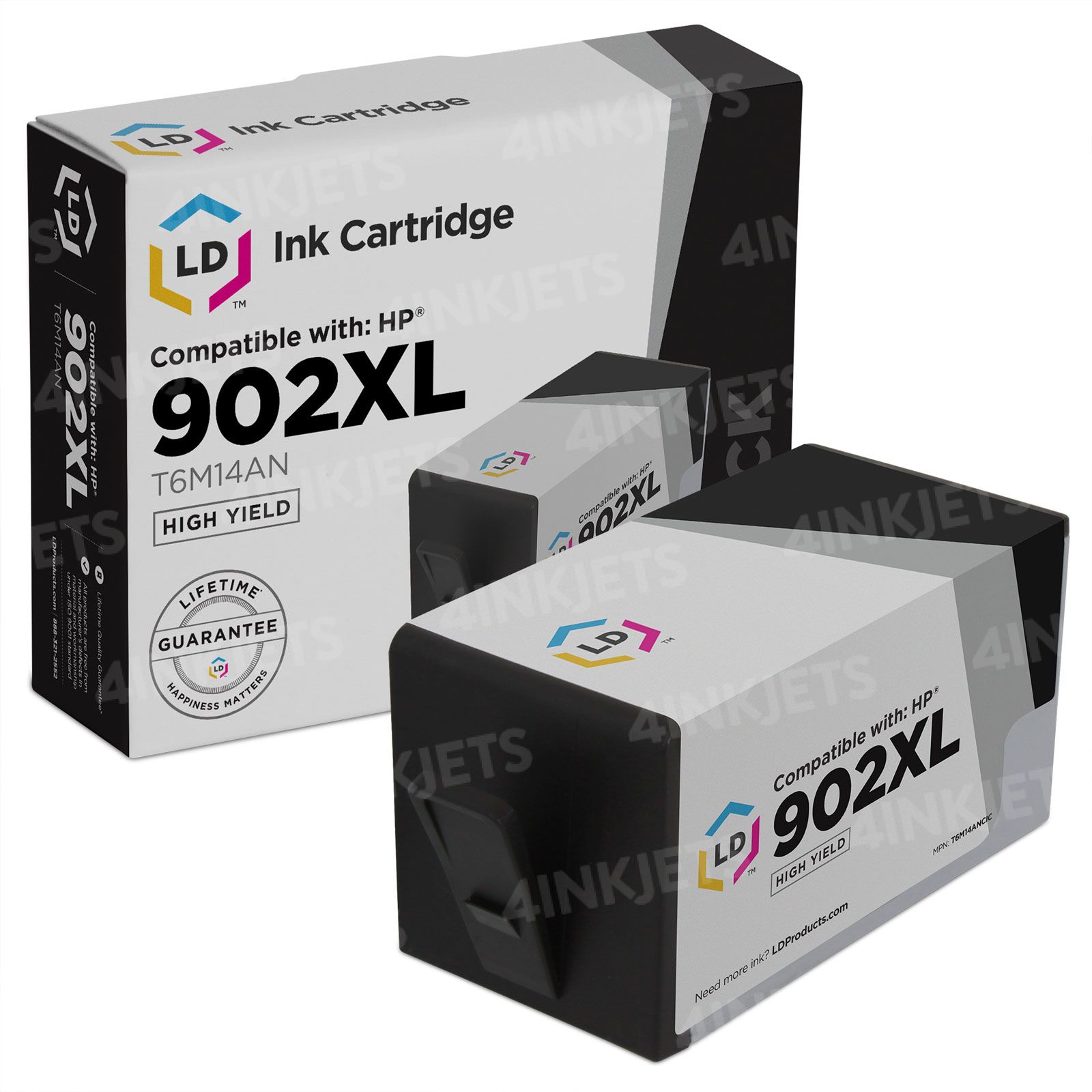  Kingjet 902XL Ink Cartridges for HP Printers