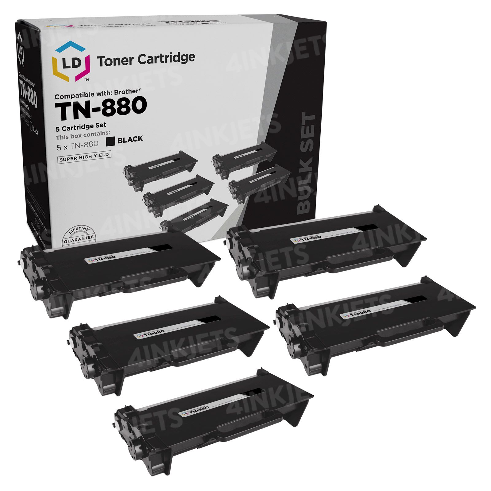 Brother TN880 High-Yield Toner Cartridge Black TN880 - Best Buy