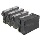 Remanufactured HY 254XL / 252XL 4 Piece Set of Ink for Epson