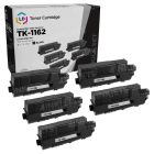 5 Pack of Compatible Kyocera-Mita TK-1162 Black Toners