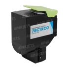 Compatible 78C1XC0 Extra HY Cyan Toner for Lexmark