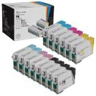 Remanufactured T079 14 Piece Set of Ink Cartridges for Epson