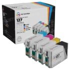Compatible 127 4 Piece Set of Ink Cartridges for Epson